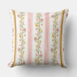 Cojín decorativo de patrón rosado