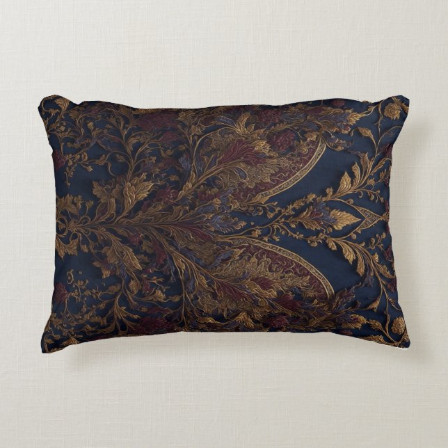 Cojín decorativo de patrón turco ordenado (Anverso)