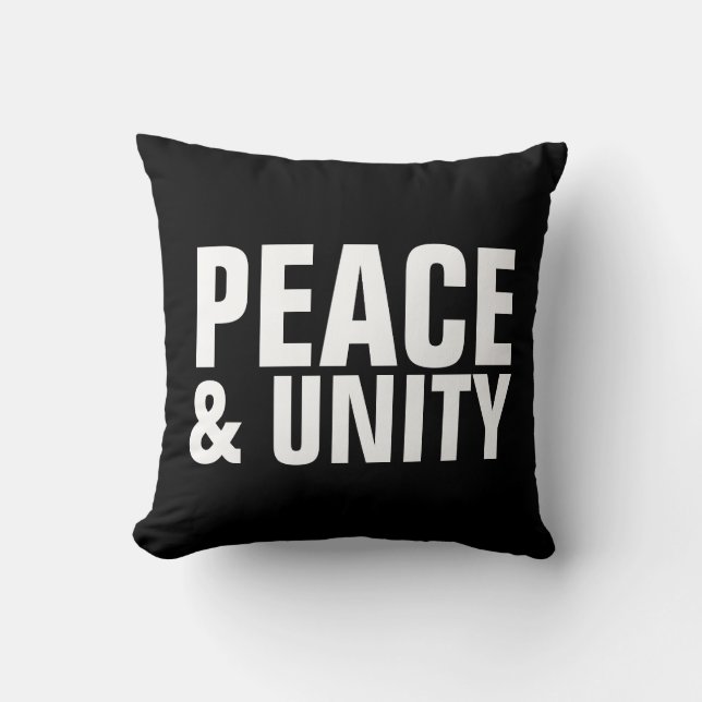 COJÍN DECORATIVO DE PAZ Y UNIDAD (Anverso)