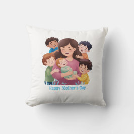 Cojín decorativo de personalizar del día de la mad