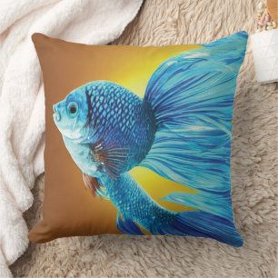 Cojín decorativo de pescado de Siamese