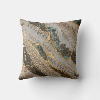 Cojín decorativo de piel de serpiente esmeralda Im