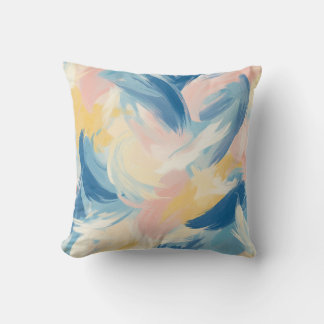 Cojín decorativo de pincel de Pastel