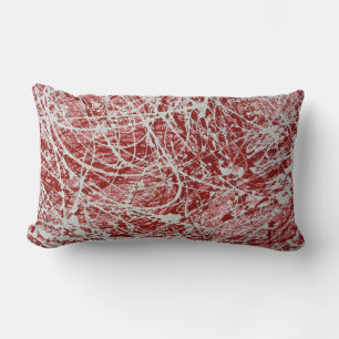 Cojín decorativo De Pintado Abstracto De Swirl Ros