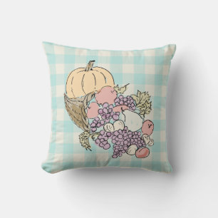 Cojín decorativo de pintura de calabaza de cosecha