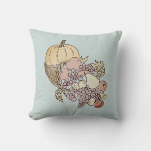 Cojín decorativo de pintura de calabaza de cosecha