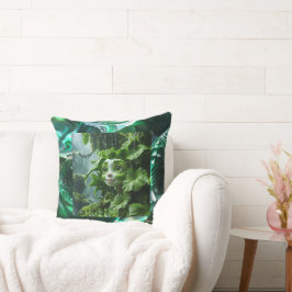 Cojín decorativo de planta tropical
