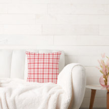 Cojín decorativo de plástico estético beige rojo