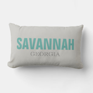 Cojín decorativo de playa de Savannah Georgia