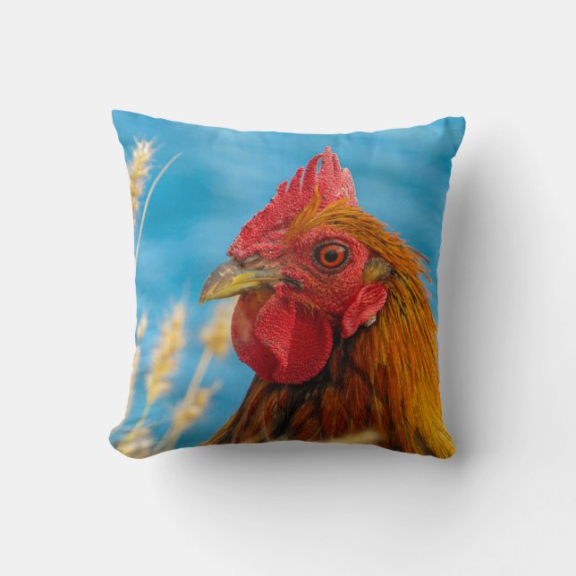Cojín decorativo de pollo Maui (Anverso)