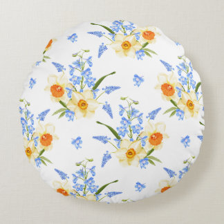 Cojín decorativo de Primavera Floral con Daffodis