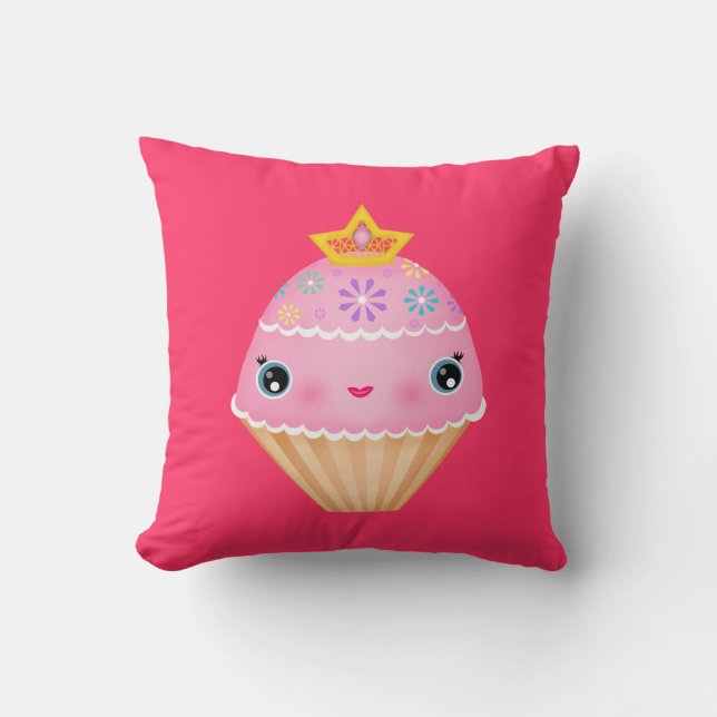 Cojín decorativo de princesa Cupcake american MoJo (Anverso)