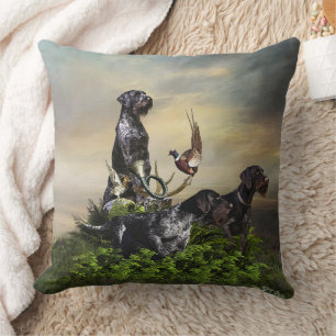 Cojín decorativo de punteros con cable alemán