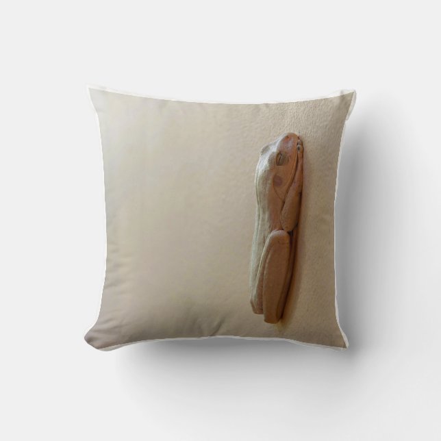 Cojín decorativo de Rana dulce (Anverso)