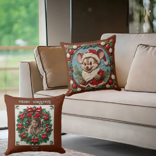 Cojín decorativo de ratón Navidades salidas