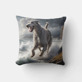 Cojín decorativo de raza elegante de Wolfhound de 
