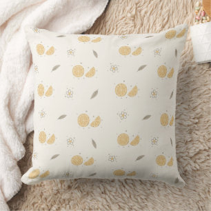 Cojín decorativo de rebanado de Naranja decorativo