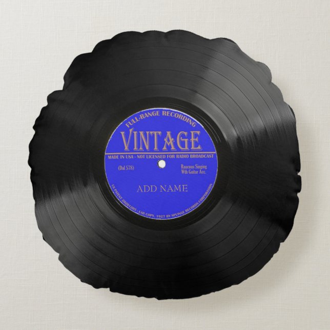 Cojín decorativo de redondeo de récords de cosecha (Anverso)