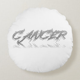 Cojín decorativo de reflexión sobre el cáncer