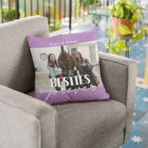 Cojín decorativo de regalo de los mejores amigos d