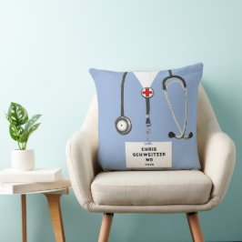 Cojín decorativo de regalo Médica personalizado
