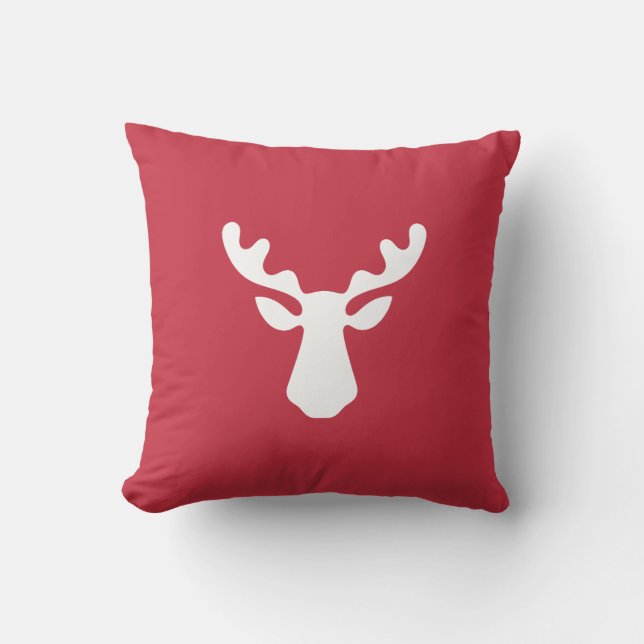 Cojín decorativo de renos navidades (Anverso)