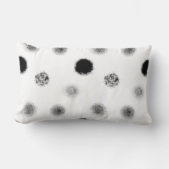 Cojín decorativo de resumen de círculo texturizado (Anverso)