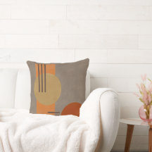 Cojín decorativo de resumen geométrico moderno