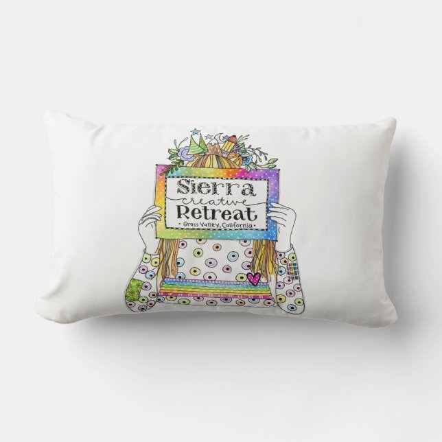 Cojín decorativo de retirada creativa de Sierra (Anverso)