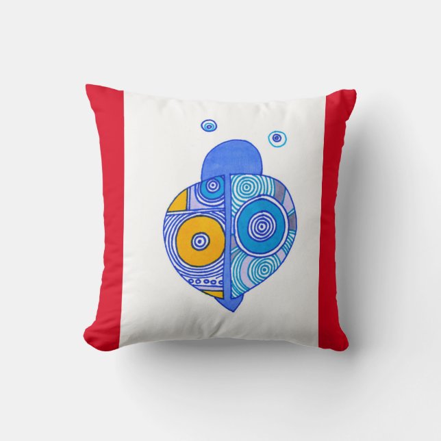 Cojín decorativo de rey Fisher Cotton (Anverso)