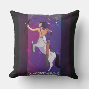 Cojín decorativo de Rótulo Sagittarius