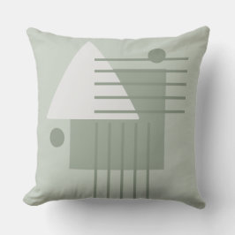 Cojín decorativo de sabios abstractos de sangre de