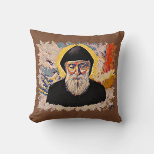 Cojín decorativo de Saint Sharbel