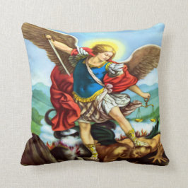 Cojín decorativo de San Miguel Arcángel
