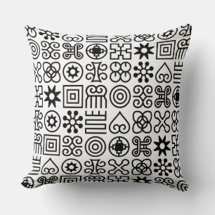 Cojín decorativo de Símbolo Africano Adinkra