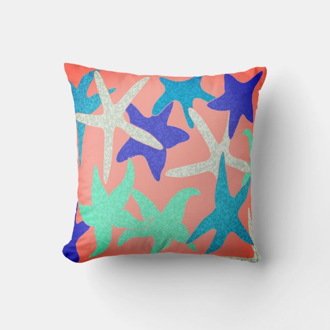 Cojín decorativo de Starfish Bailando (Anverso)