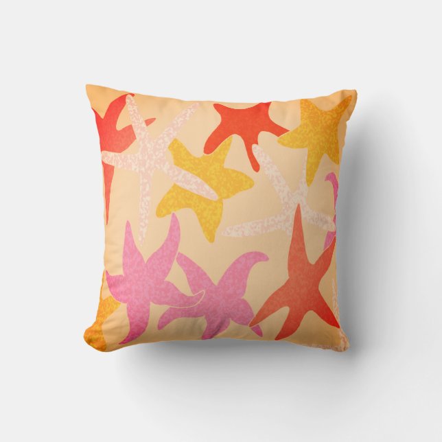 Cojín decorativo de Starfish Bailando (Anverso)