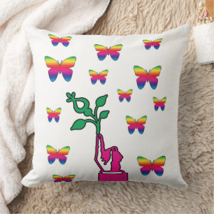 Cojín decorativo de Sueño de Mariposa