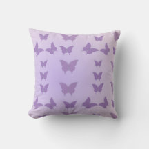 Cojín decorativo de Sueños de Mariposa Lavender