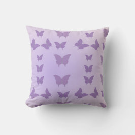 Cojín decorativo de Sueños de Mariposa Lavender