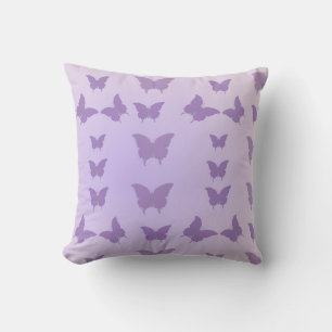Cojín decorativo de Sueños de Mariposa Lavender