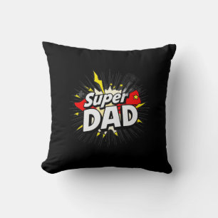 Cojín decorativo de Super Dad - Confort heroico pa