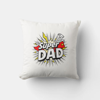Cojín decorativo de Super Dad - Confort heroico pa