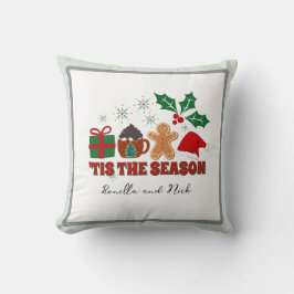Cojín decorativo de temporada de Navidades persona