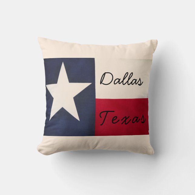 Cojín decorativo de Texas (Anverso)