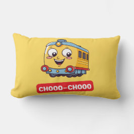 Cojín decorativo de trenes