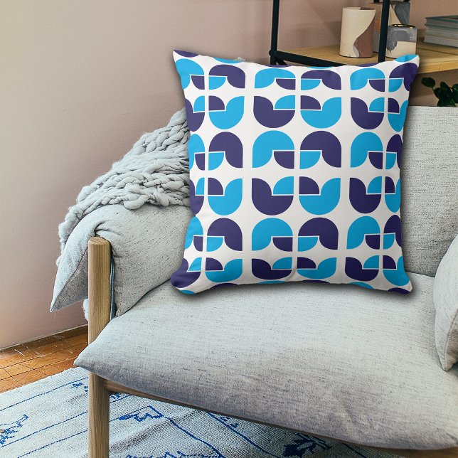 Cojín decorativo de tulipanes geométricos de la Ma (Subido por el creador)