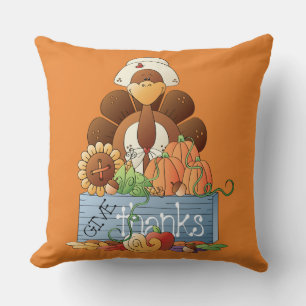Cojín decorativo de Turquía Personalizado lindo