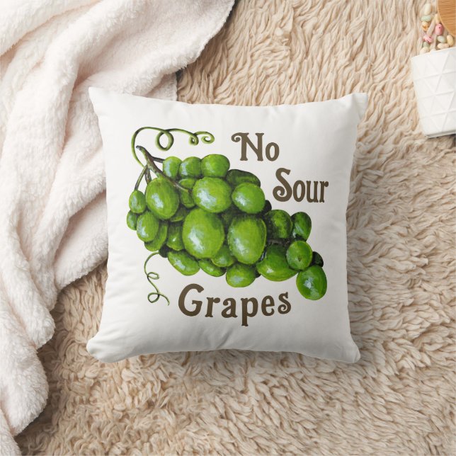 Cojín decorativo de uvas (Manta)