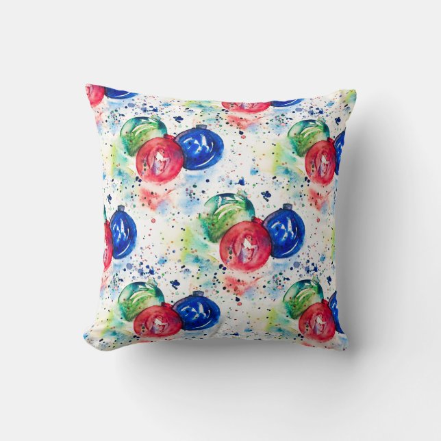 Cojín decorativo de vacaciones de los navidades Ba (Anverso)